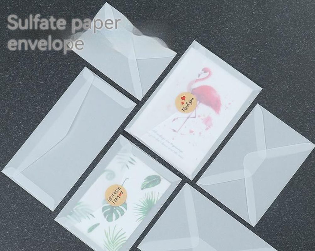 50pcs Transparent Sulfuric Acid Paper Envelope - Pioneer Merchandise