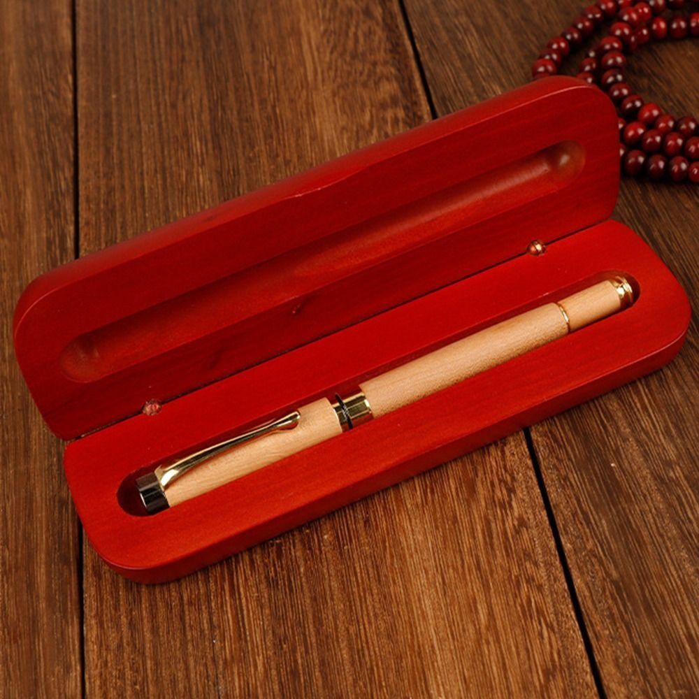 Wooden Pen Package Box Pencil Box Gift Box - Pioneer Merchandise