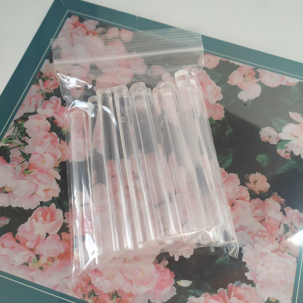 20Pcs 100% Transparent Hot melt adhesive stick Leftover material - Pioneer Merchandise