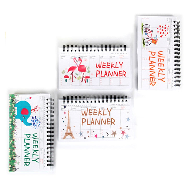 Kawaii Notebook Portable Agenda Diary Journal Weekly Monthly Planner - Pioneer Merchandise