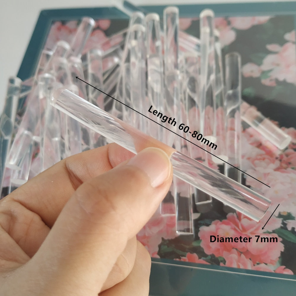 20Pcs 100% Transparent Hot melt adhesive stick Leftover material - Pioneer Merchandise