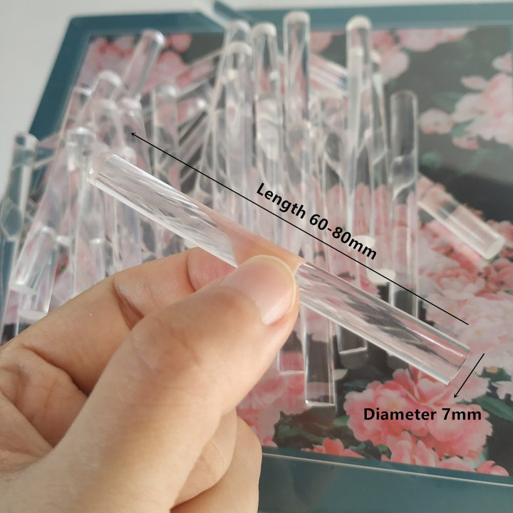 20Pcs 100% Transparent Hot melt adhesive stick Leftover material - Pioneer Merchandise