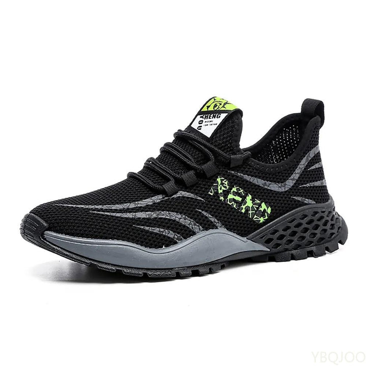 New Men Casual Shoes Breathable Mesh Sneakers Comfortable Walking Footwear - Pioneer Merchandise