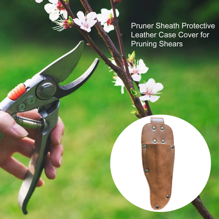 Pruner Sheath Protective Leather Case Cover Garden Scissors - Pioneer Merchandise