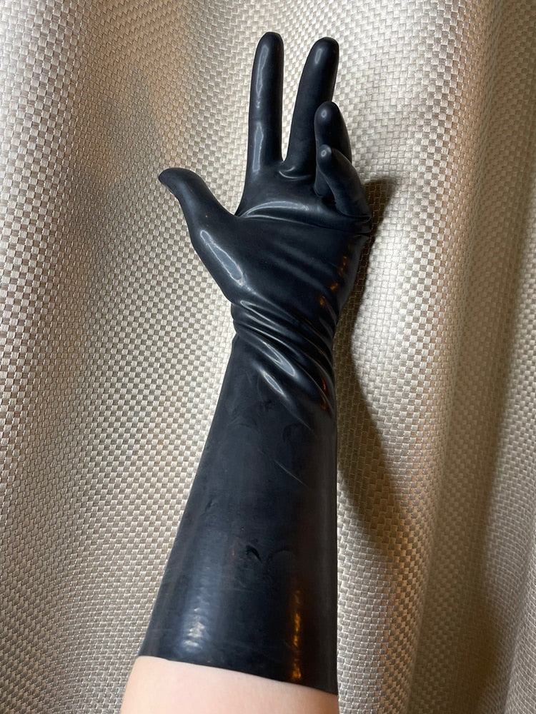 Latex Gloves Fetish Mitten 0.6mm Plus Thickness Slim - Pioneer Merchandise