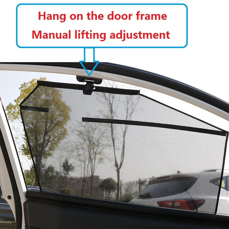 Car Side Window Sunshade Universal  Auto Retractable Parasol for Car Window Sun Shade