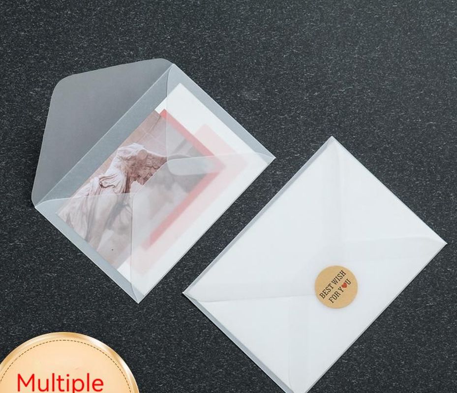 50pcs Transparent Sulfuric Acid Paper Envelope - Pioneer Merchandise