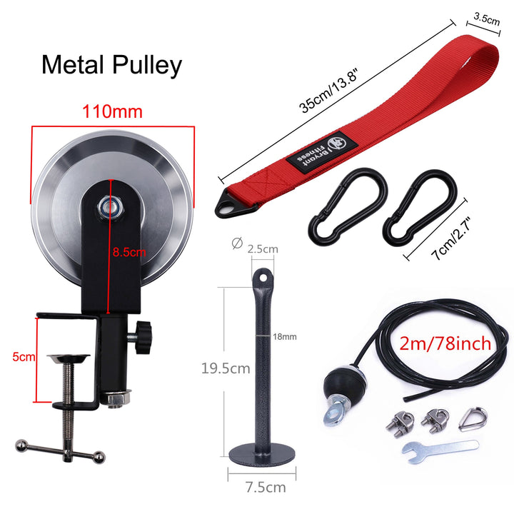 Arm Wrestling Training Table Pulley Gym Cable System with Training Equipment