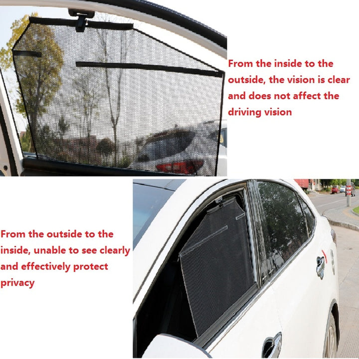 Car Side Window Sunshade Universal  Auto Retractable Parasol for Car Window Sun Shade