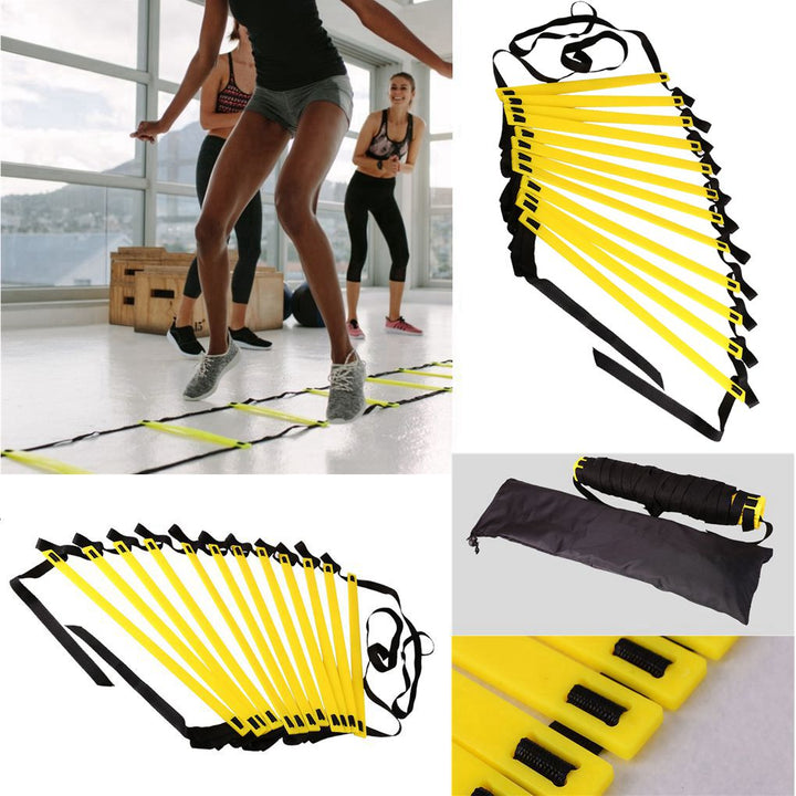 Agility Speed Ladder Stairs Nylon Straps Training Ladders Agile Staircase for Fitness Training Equipment