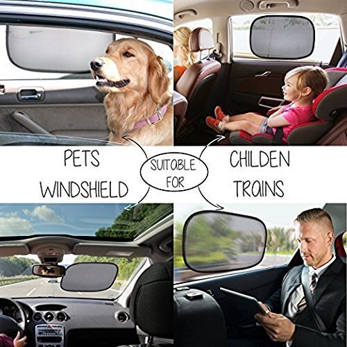 UV Car Window Suction Cup Sun Shade Cover Block for Kids Car Back Side Window Shade